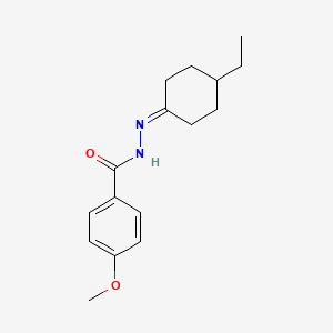 N'-(4-ethylcyclohexylidene)-4-methoxybenzohydrazide