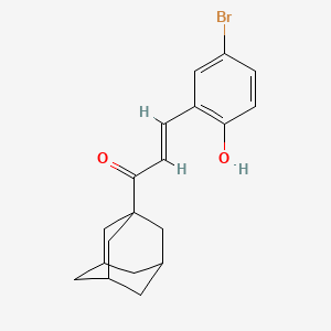 (E)-1-(1-Adamantyl)-3-(5-bromo-2-hydroxyphenyl)-2-propen-1-one