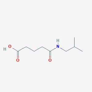 molecular formula C9H17NO3 B10953906 5-[(2-Methylpropyl)amino]-5-oxopentanoic acid 