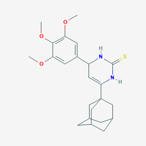 6-(1-adamantyl)-4-(3,4,5-trimethoxyphenyl)-3,4-dihydro-2(1H)-pyrimidinethione