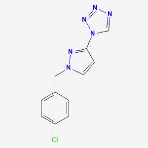 1-[1-(4-chlorobenzyl)-1H-pyrazol-3-yl]-1H-tetrazole