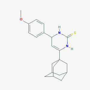 6-Adamantan-1-yl-4-(4-methoxy-phenyl)-3,4-dihydro-1H-pyrimidine-2-thione