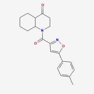 1-{[5-(4-methylphenyl)-1,2-oxazol-3-yl]carbonyl}octahydroquinolin-4(1H)-one