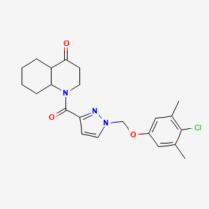 1-({1-[(4-chloro-3,5-dimethylphenoxy)methyl]-1H-pyrazol-3-yl}carbonyl)octahydroquinolin-4(1H)-one