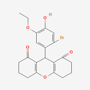 9-(2-bromo-5-ethoxy-4-hydroxyphenyl)-3,4,5,6,7,9-hexahydro-1H-xanthene-1,8(2H)-dione