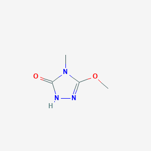 molecular formula C4H7N3O2 B109545 3-甲氧基-4-甲基-1H-1,2,4-三唑-5(4H)-酮 CAS No. 135302-13-5