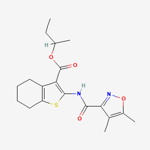 Butan-2-yl 2-{[(4,5-dimethyl-1,2-oxazol-3-yl)carbonyl]amino}-4,5,6,7-tetrahydro-1-benzothiophene-3-carboxylate