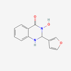 2-(furan-3-yl)-3-hydroxy-2,3-dihydroquinazolin-4(1H)-one