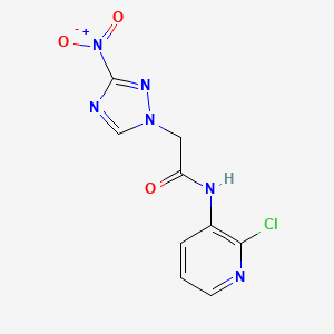 N-(2-chloropyridin-3-yl)-2-(3-nitro-1H-1,2,4-triazol-1-yl)acetamide