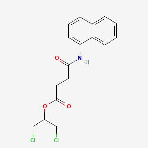 1,3-Dichloropropan-2-yl 4-(naphthalen-1-ylamino)-4-oxobutanoate