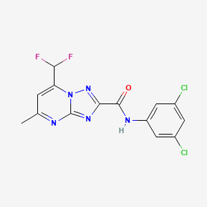 N-(3,5-dichlorophenyl)-7-(difluoromethyl)-5-methyl[1,2,4]triazolo[1,5-a]pyrimidine-2-carboxamide