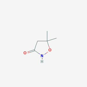 B109552 3-Isoxazolidinone, 5,5-dimethyl- CAS No. 62243-00-9