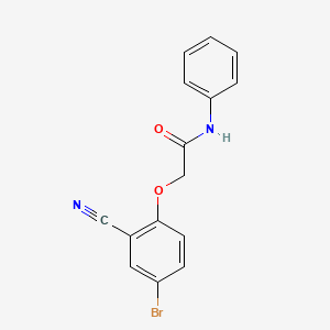 2-(4-bromo-2-cyanophenoxy)-N-phenylacetamide