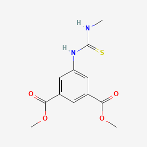 Dimethyl 5-[(methylcarbamothioyl)amino]benzene-1,3-dicarboxylate