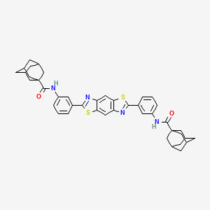 N-[3-(6-{3-[(1-Adamantylcarbonyl)amino]phenyl}[1,3]thiazolo[5,4-F][1,3]benzothiazol-2-YL)phenyl]-1-adamantanecarboxamide