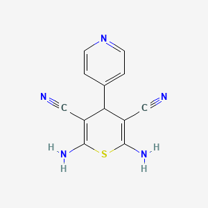 2,6-diamino-4-(4-pyridyl)-4H-thiin-3,5-dicarbonitrile