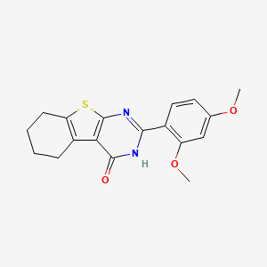 2-(2,4-dimethoxyphenyl)-5,6,7,8-tetrahydro[1]benzothieno[2,3-d]pyrimidin-4(3H)-one