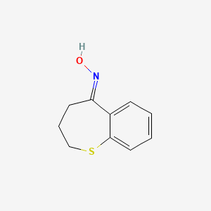 molecular formula C10H11NOS B10956123 3,4-dihydro-1-benzothiepin-5(2H)-one oxime 