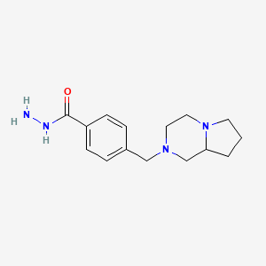 4-(hexahydropyrrolo[1,2-a]pyrazin-2(1H)-ylmethyl)benzohydrazide