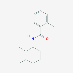 molecular formula C16H23NO B10956232 N-(2,3-dimethylcyclohexyl)-2-methylbenzamide 