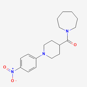 Azepan-1-yl[1-(4-nitrophenyl)piperidin-4-yl]methanone