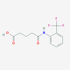 5-Oxo-5-[2-(trifluoromethyl)anilino]pentanoic acid