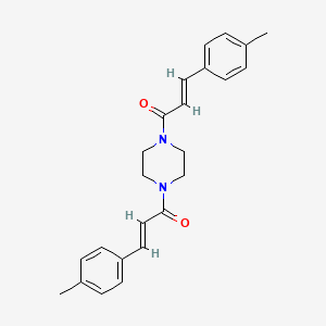 (2E,2'E)-1,1'-piperazine-1,4-diylbis[3-(4-methylphenyl)prop-2-en-1-one]