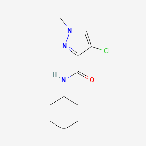 4-chloro-N-cyclohexyl-1-methyl-1H-pyrazole-3-carboxamide