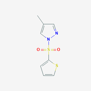 4-methyl-1-(thiophen-2-ylsulfonyl)-1H-pyrazole