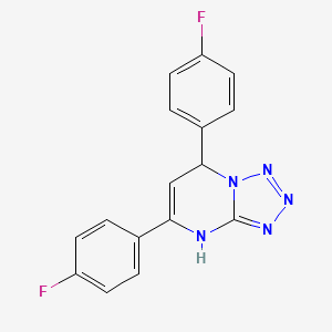 5,7-Bis(4-fluorophenyl)-4,7-dihydrotetrazolo[1,5-a]pyrimidine