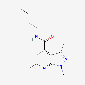 N-butyl-1,3,6-trimethyl-1H-pyrazolo[3,4-b]pyridine-4-carboxamide