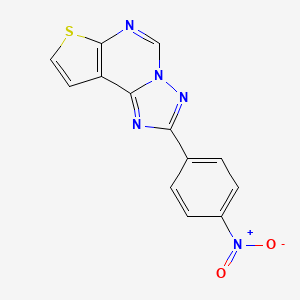 2-(4-Nitrophenyl)thieno[3,2-e][1,2,4]triazolo[1,5-c]pyrimidine