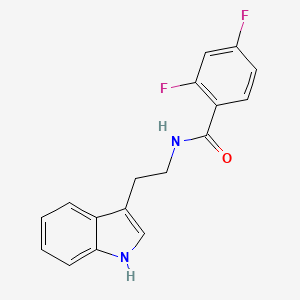 2,4-difluoro-N-[2-(1H-indol-3-yl)ethyl]benzamide