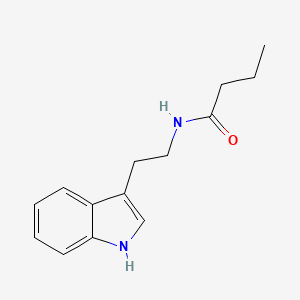 N-[2-(1H-indol-3-yl)ethyl]butanamide