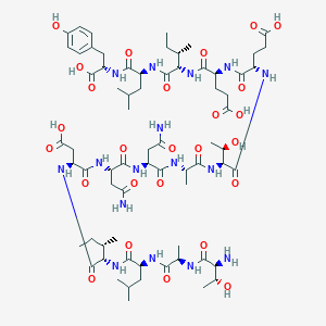 molecular formula C69H110N16O26 B109575 ProsaptideTx14(A) CAS No. 196391-82-9