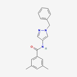 N-(1-benzyl-1H-pyrazol-4-yl)-3,5-dimethylbenzamide