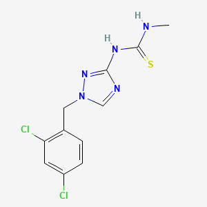 1-[1-(2,4-dichlorobenzyl)-1H-1,2,4-triazol-3-yl]-3-methylthiourea