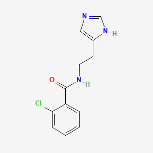 2-chloro-N-[2-(1H-imidazol-4-yl)ethyl]benzamide