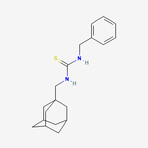 molecular formula C19H26N2S B10957922 N-(1-Adamantylmethyl)-N'-benzylthiourea 