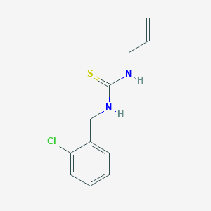 molecular formula C11H13ClN2S B10957967 1-(2-Chlorobenzyl)-3-prop-2-en-1-ylthiourea 