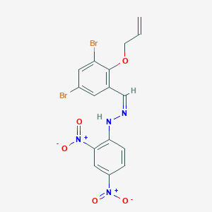 (1Z)-1-[3,5-dibromo-2-(prop-2-en-1-yloxy)benzylidene]-2-(2,4-dinitrophenyl)hydrazine