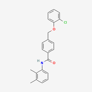 4-[(2-chlorophenoxy)methyl]-N-(2,3-dimethylphenyl)benzamide