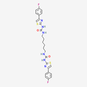 1,1'-Hexane-1,6-diylbis{3-[4-(4-fluorophenyl)-1,3-thiazol-2-yl]urea}