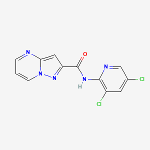 N-(3,5-dichloropyridin-2-yl)pyrazolo[1,5-a]pyrimidine-2-carboxamide