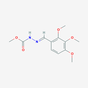 methyl (2E)-2-(2,3,4-trimethoxybenzylidene)hydrazinecarboxylate