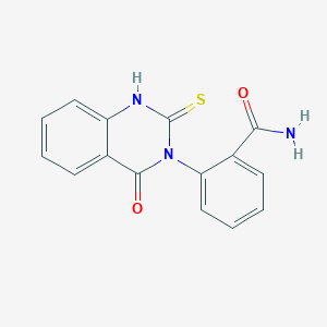 2-(4-oxo-2-sulfanylquinazolin-3(4H)-yl)benzamide