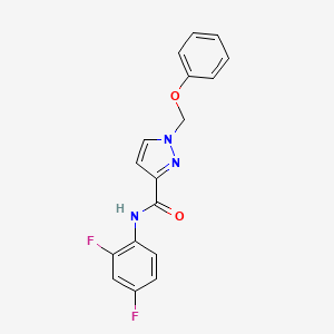 N-(2,4-difluorophenyl)-1-(phenoxymethyl)-1H-pyrazole-3-carboxamide