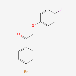 1-(4-Bromophenyl)-2-(4-iodophenoxy)ethanone