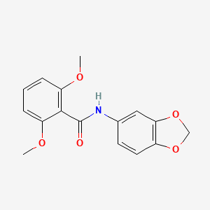 N-(1,3-benzodioxol-5-yl)-2,6-dimethoxybenzamide