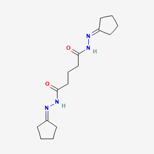 N'~1~,N'~5~-dicyclopentylidenepentanedihydrazide